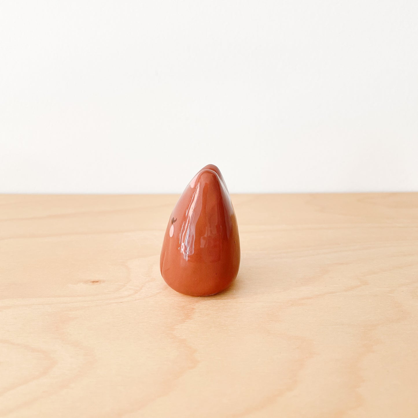 Dark Brown Cat Mini Vase