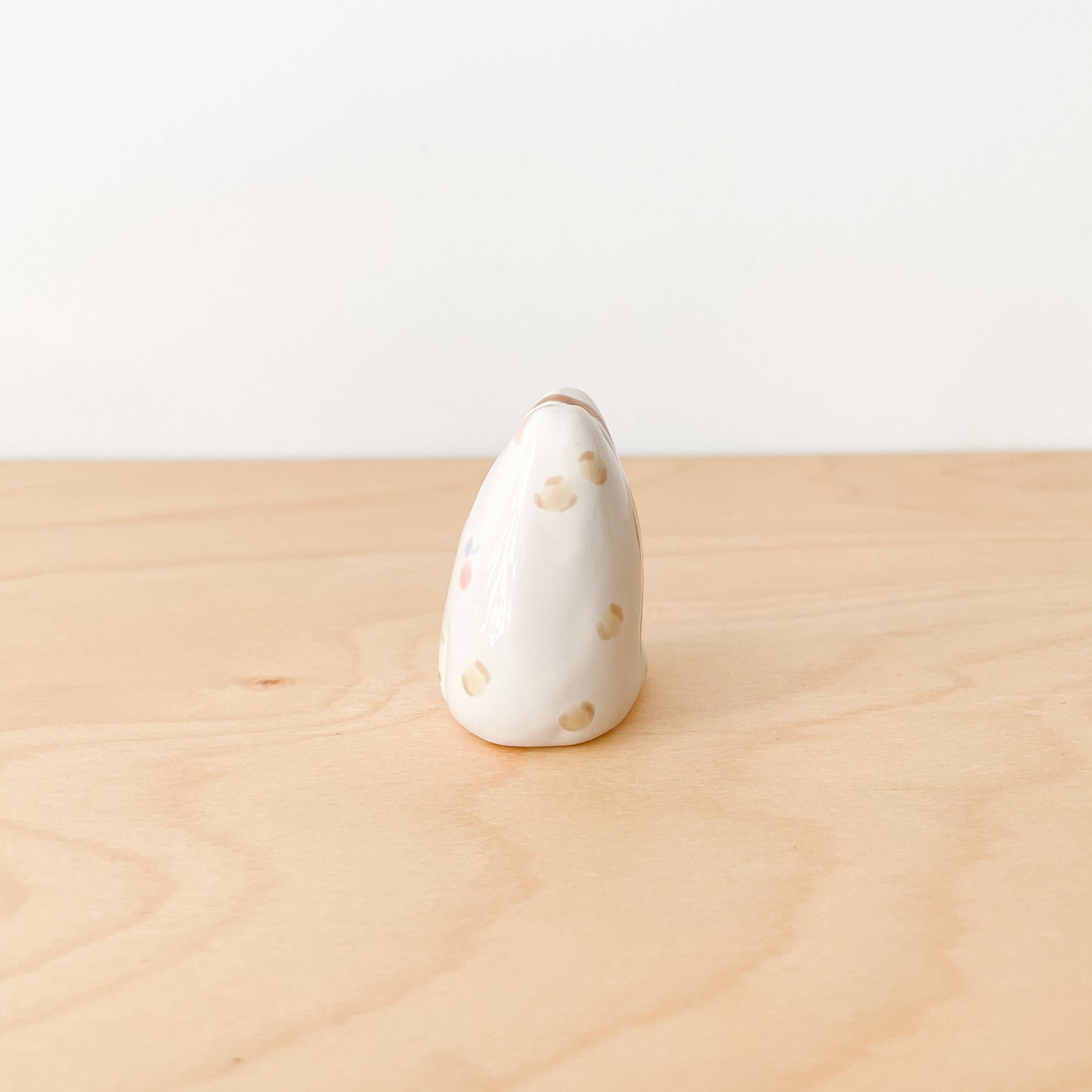 Snow Bengal Cat Mini Vase