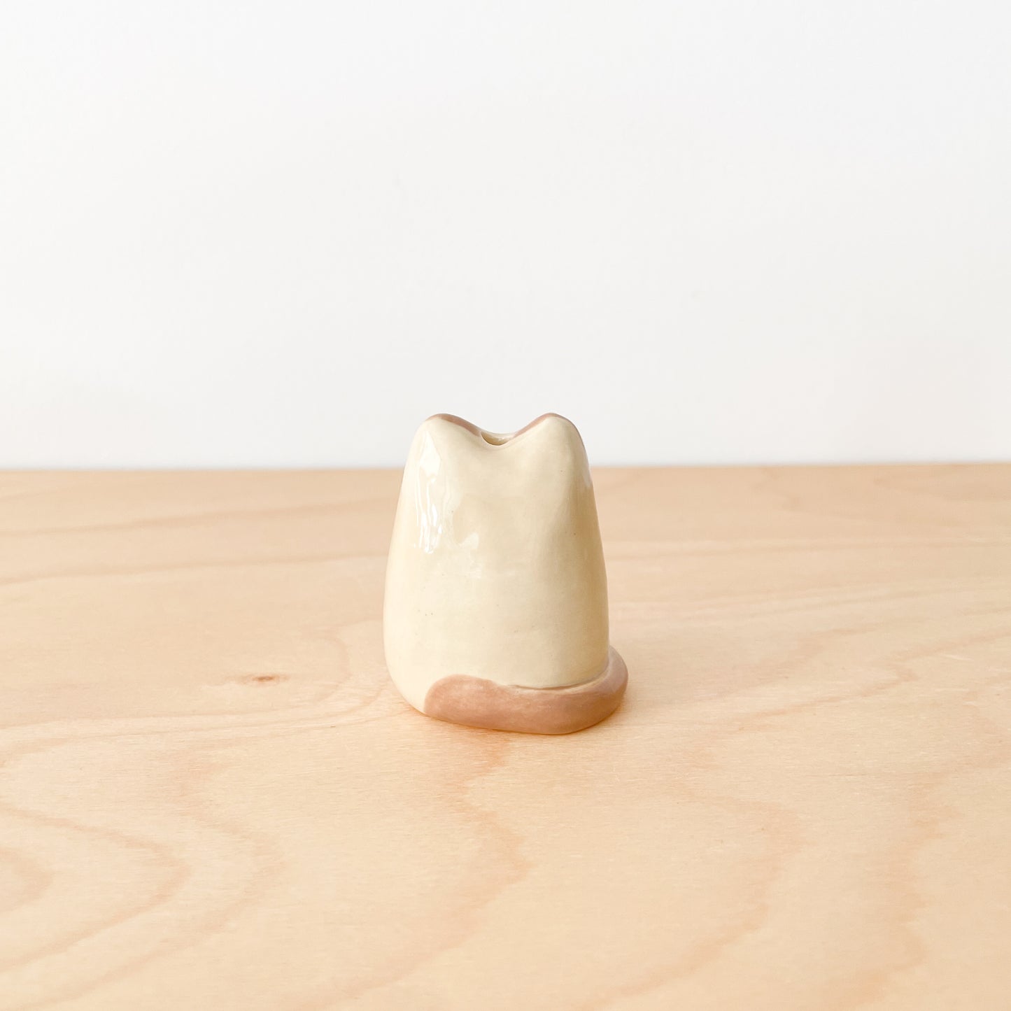 Siamese Cat Mini Vase - Design #2