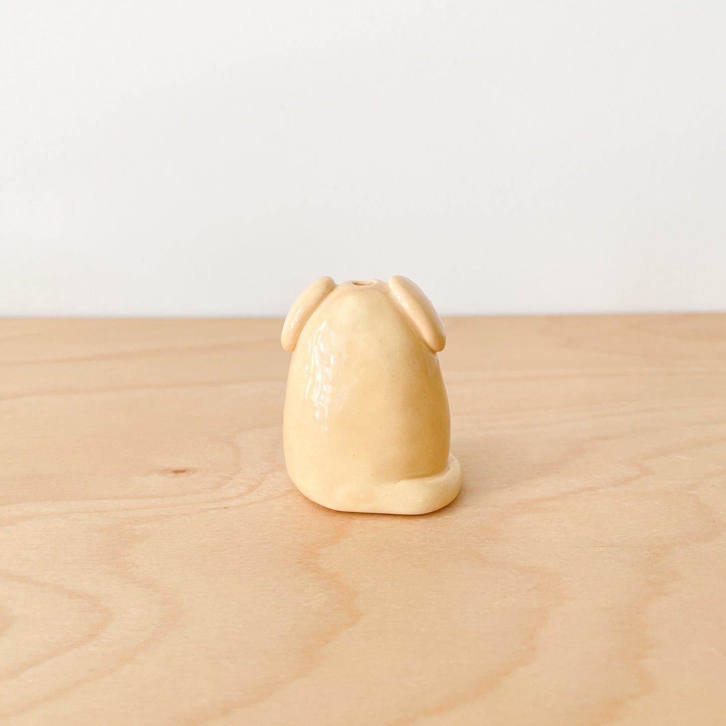 Caramel Dog Mini Vase