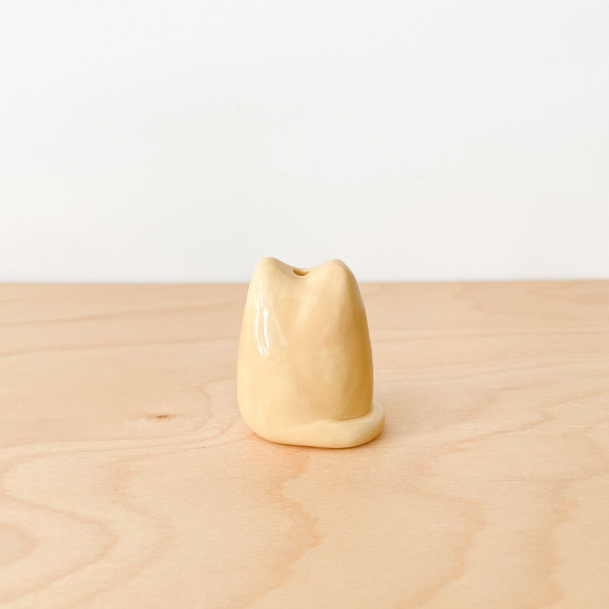 Caramel Cat Mini Vase