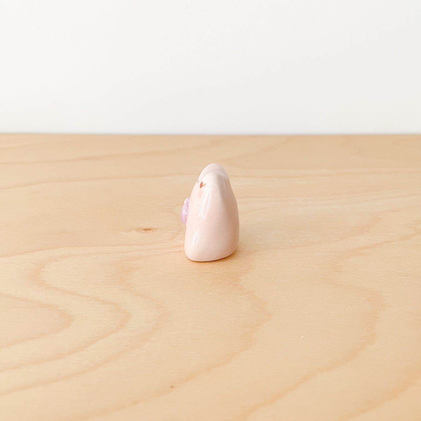 Bow Pink Frog Desk Pal