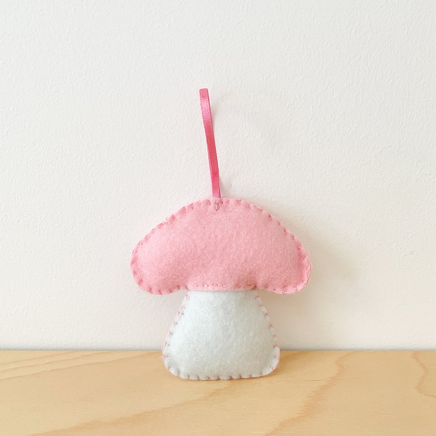 Pink Mushy Felt Ornament