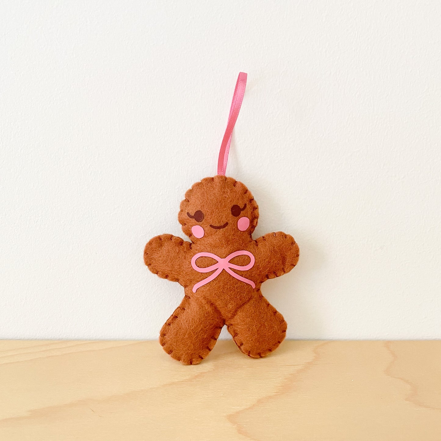Gingerbread Person Felt Ornament