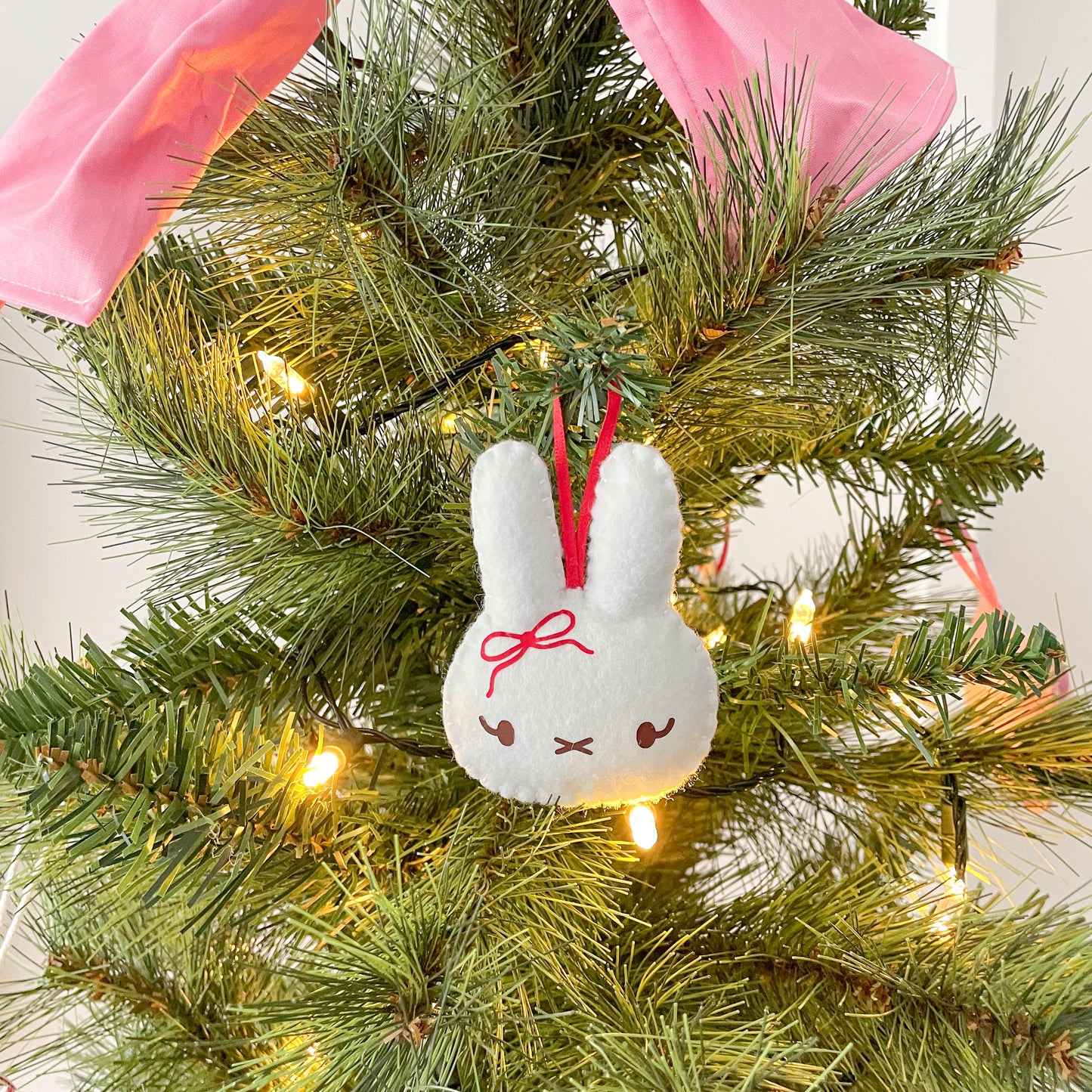 Bunny Felt Ornament