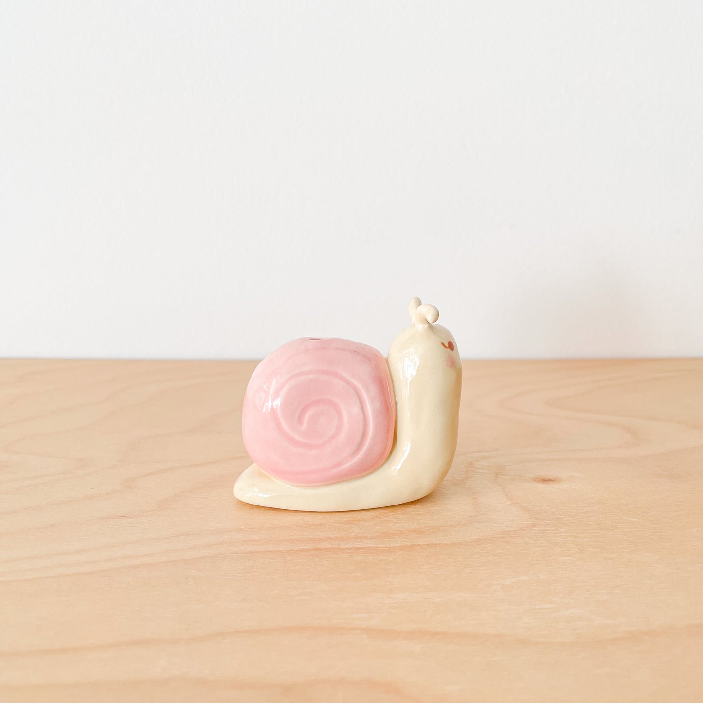 Pink Snail Mini vase