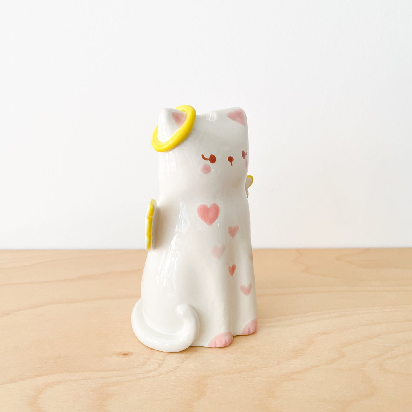 Angel Cat Vase - Design #2