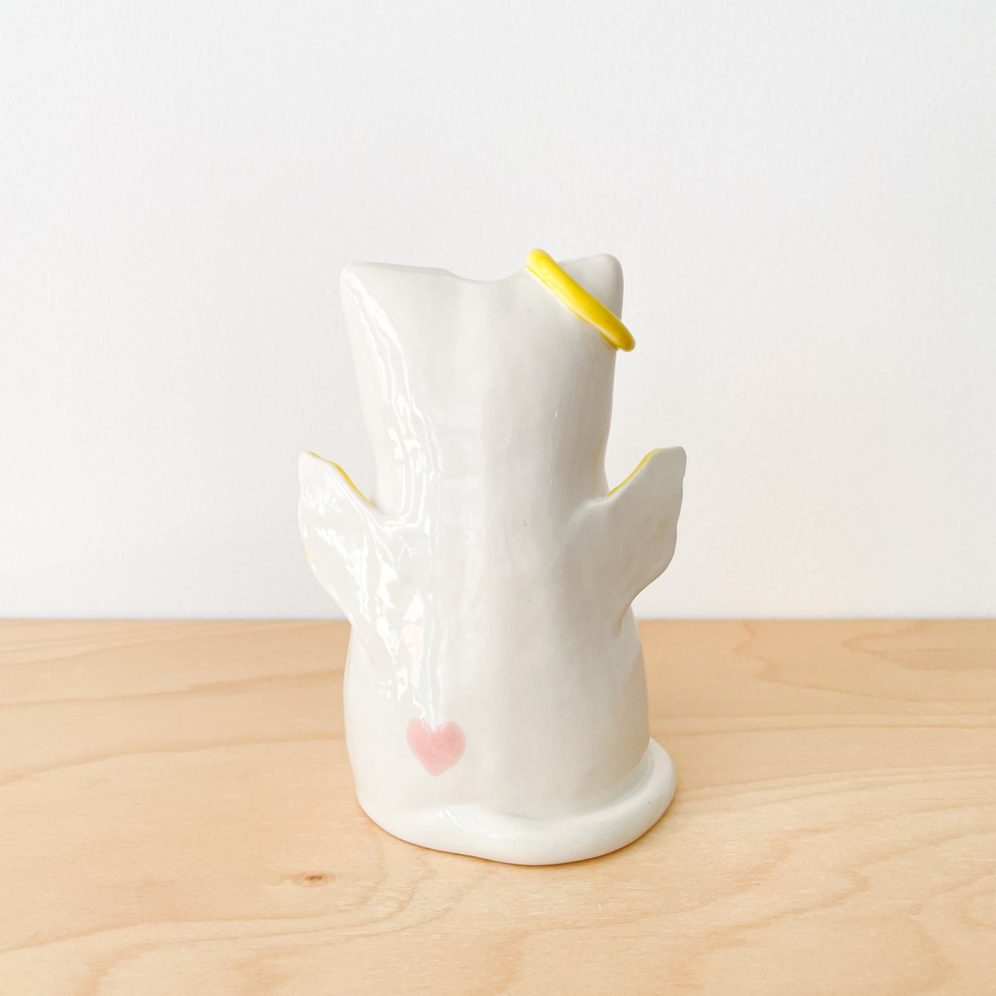 Angel Cat Vase - Design #2