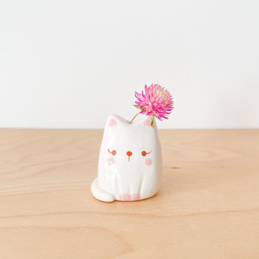 Cat Mini Vase