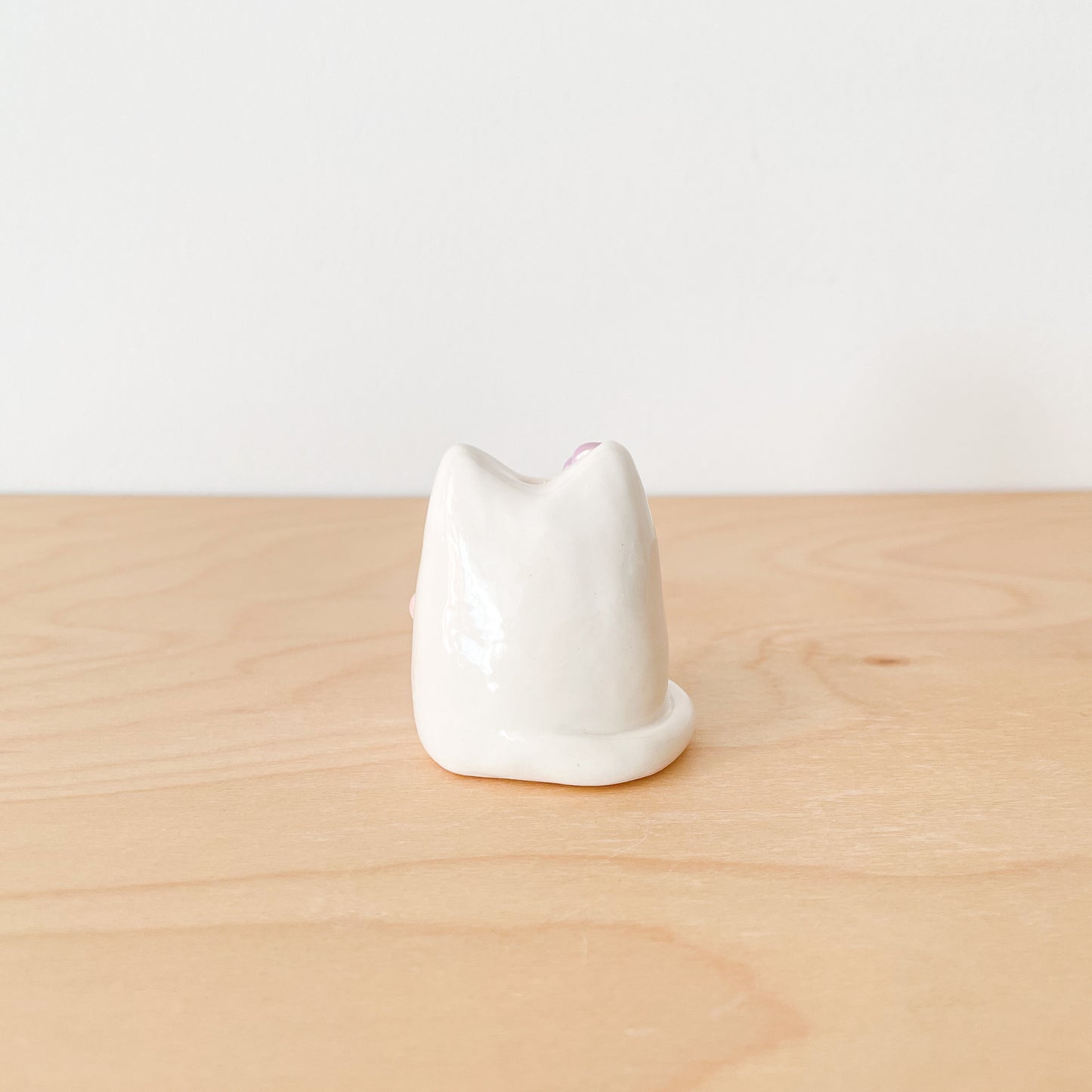 Blooming Cat Mini Vase
