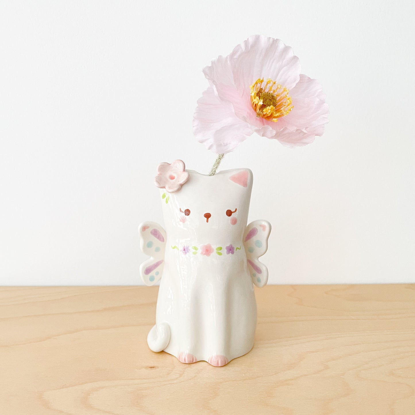 Fairy Cat Vase