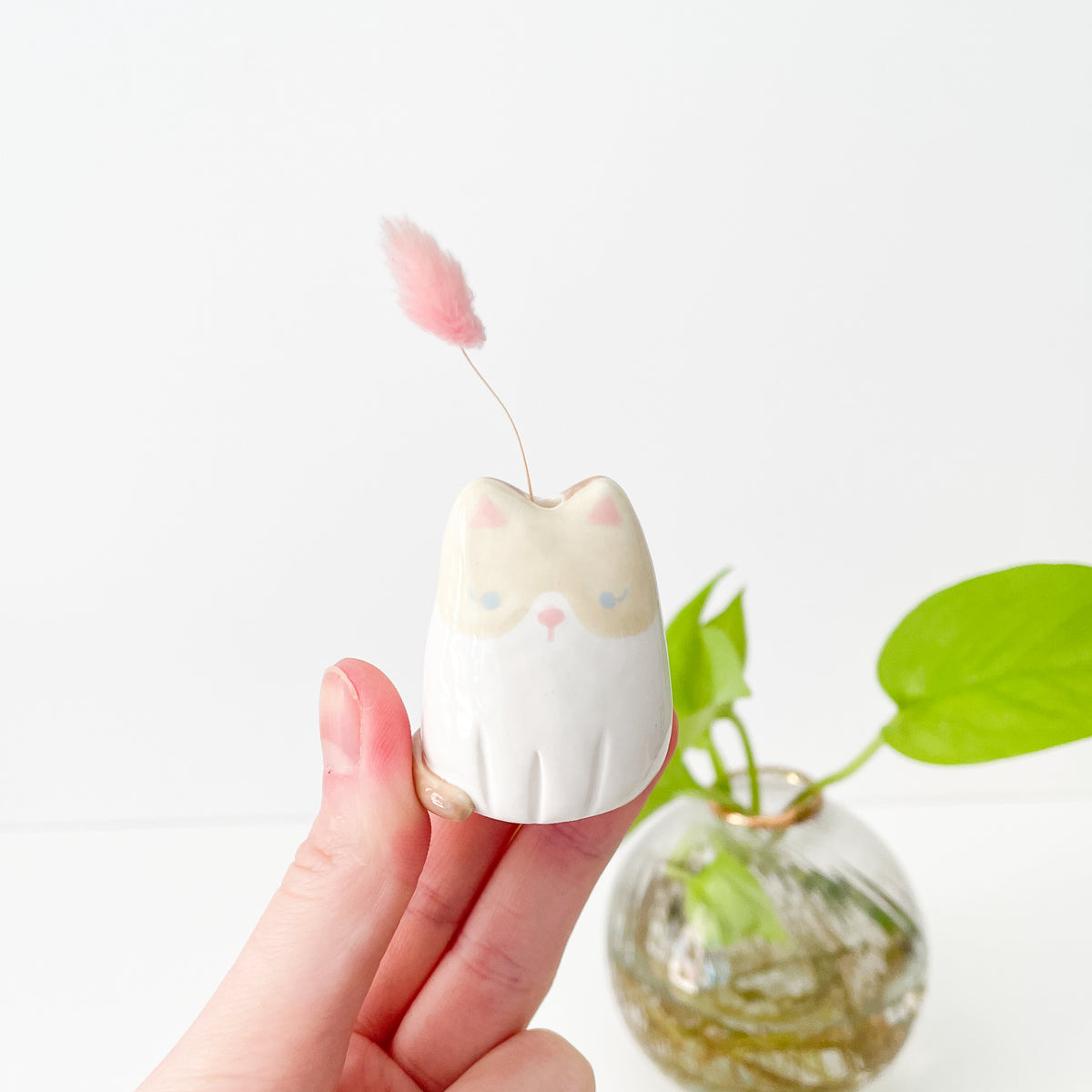 Ragdoll Cat Mini Vase
