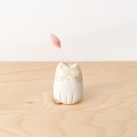 Ragdoll Cat Mini Vase