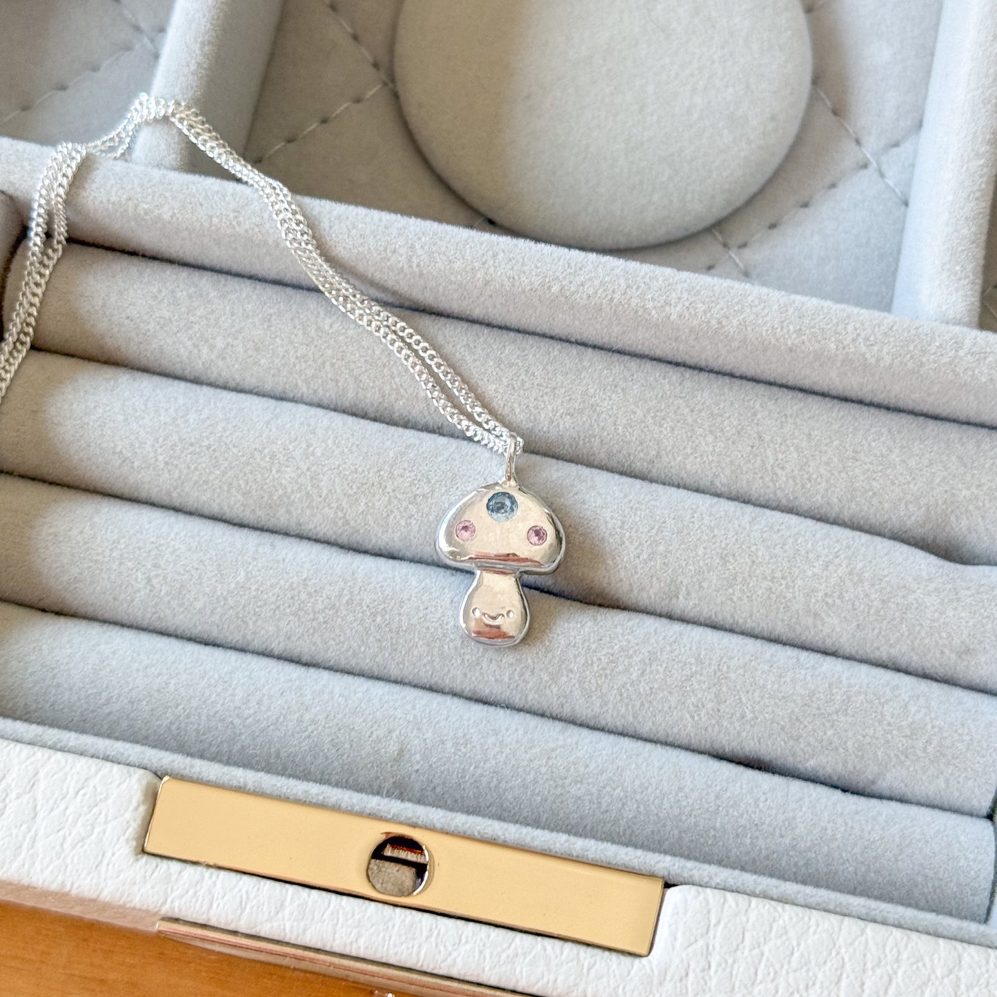 Pastel Mushroom Necklace