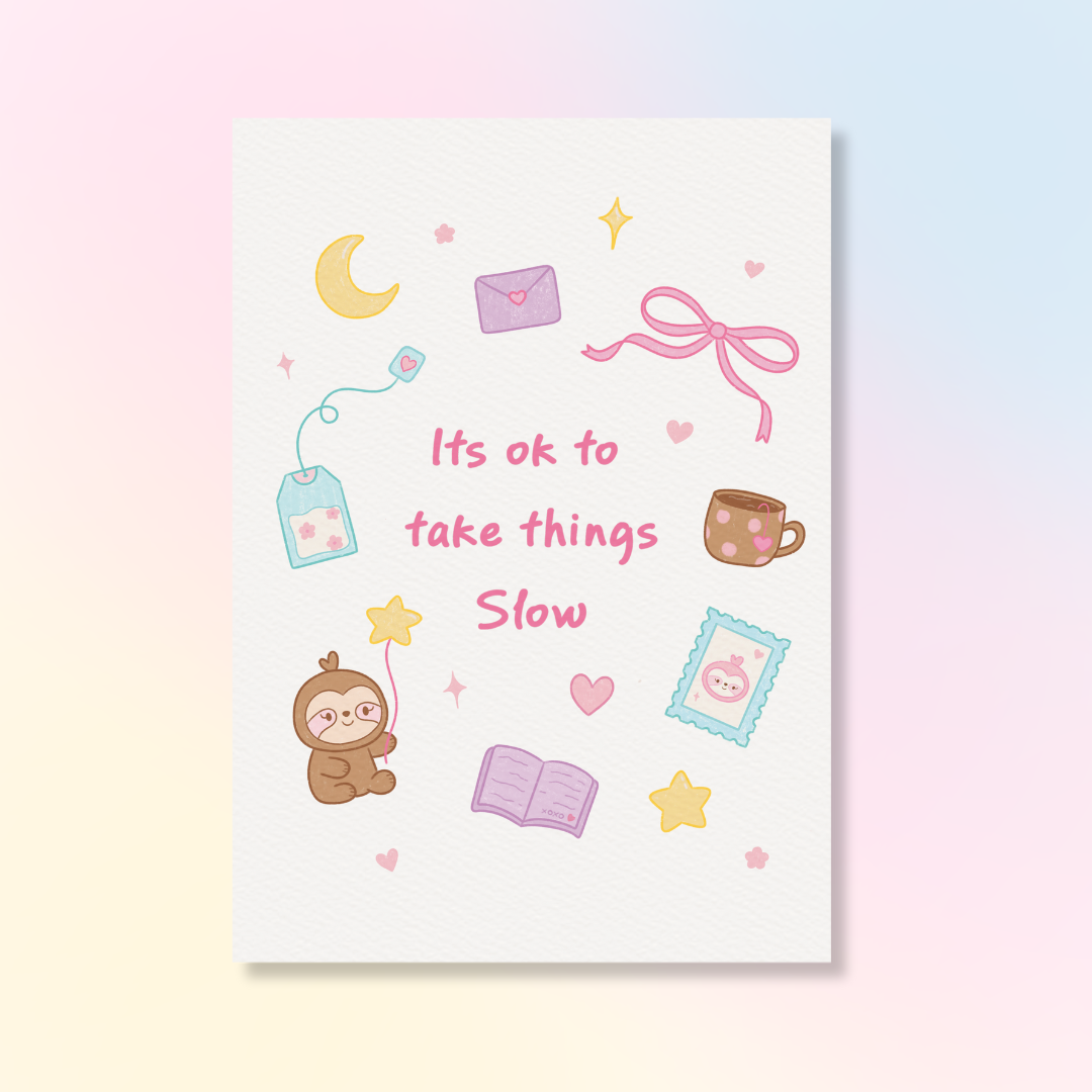 Slothy Art Print