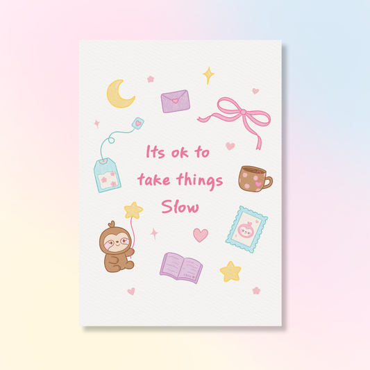 Slothy Art Print
